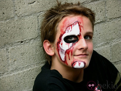 Maquillaje de herido para Halloween